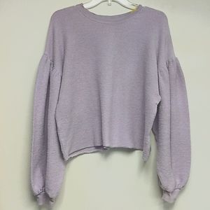 Free People Found My Friend Pullover Lilac